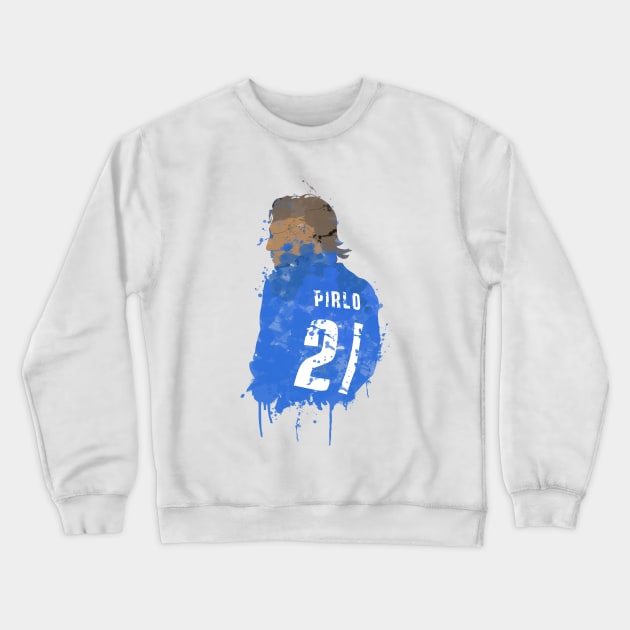 Andrea Pirlo - Italy Legend Crewneck Sweatshirt by FootballArcade